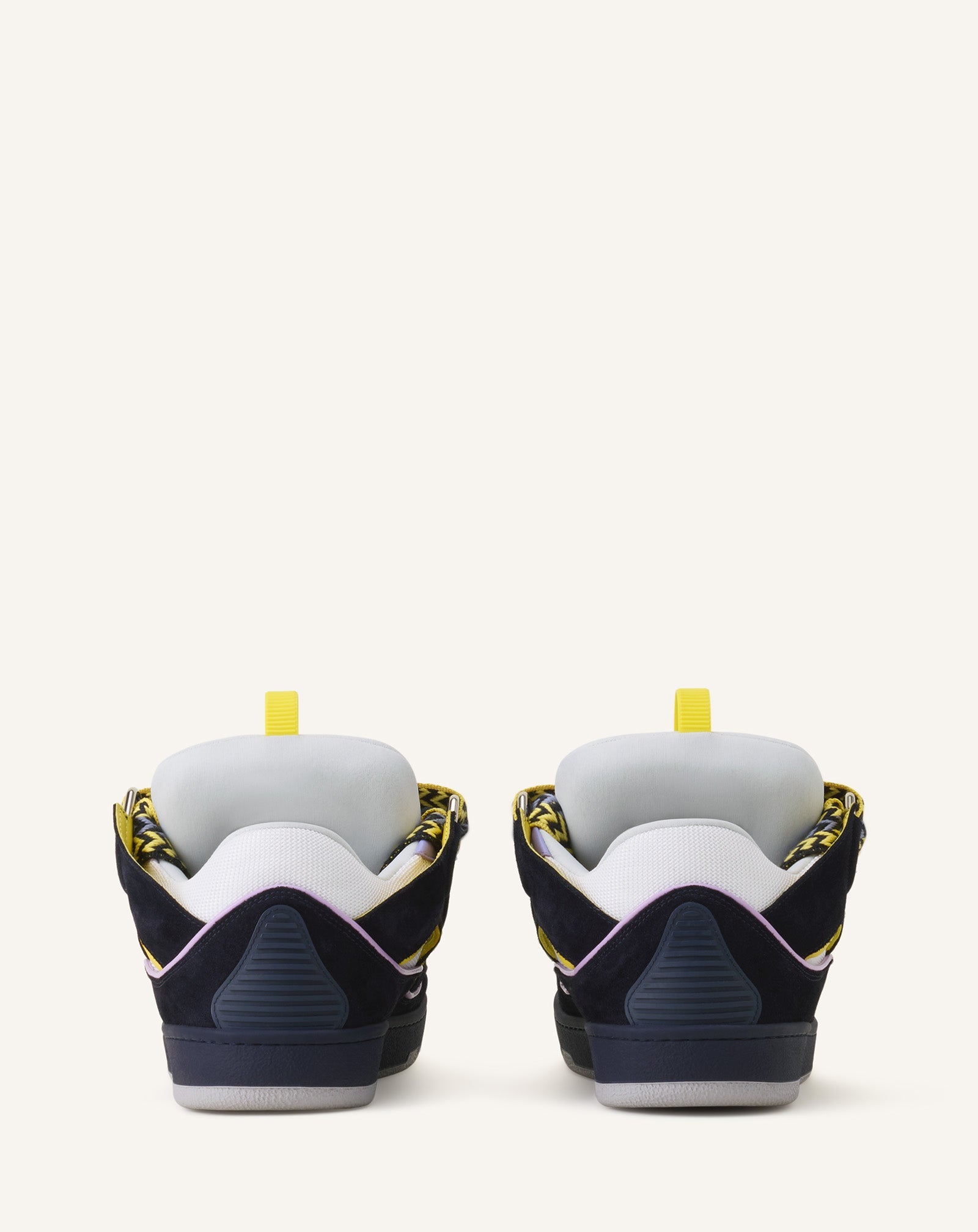 Blue Curb Leather Sneakers | Lanvin Women