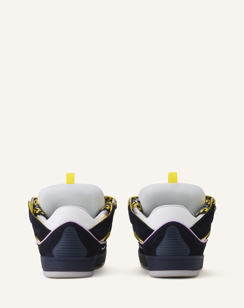 Blue Curb Leather Sneakers | Lanvin Women