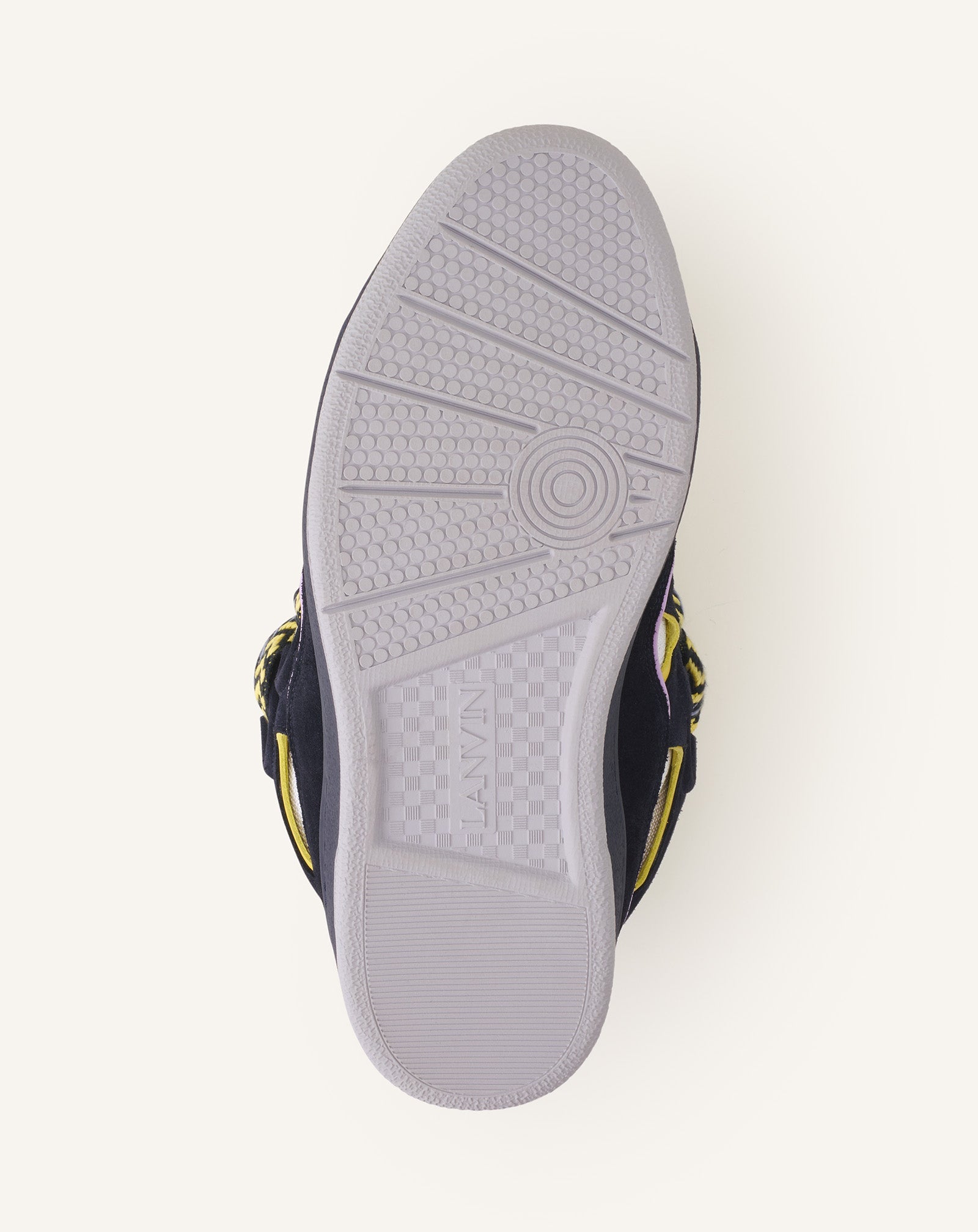 Blue Curb Leather Sneakers | Lanvin Women