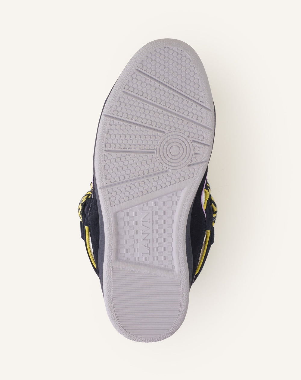 Blue Curb Leather Sneakers | Lanvin Women