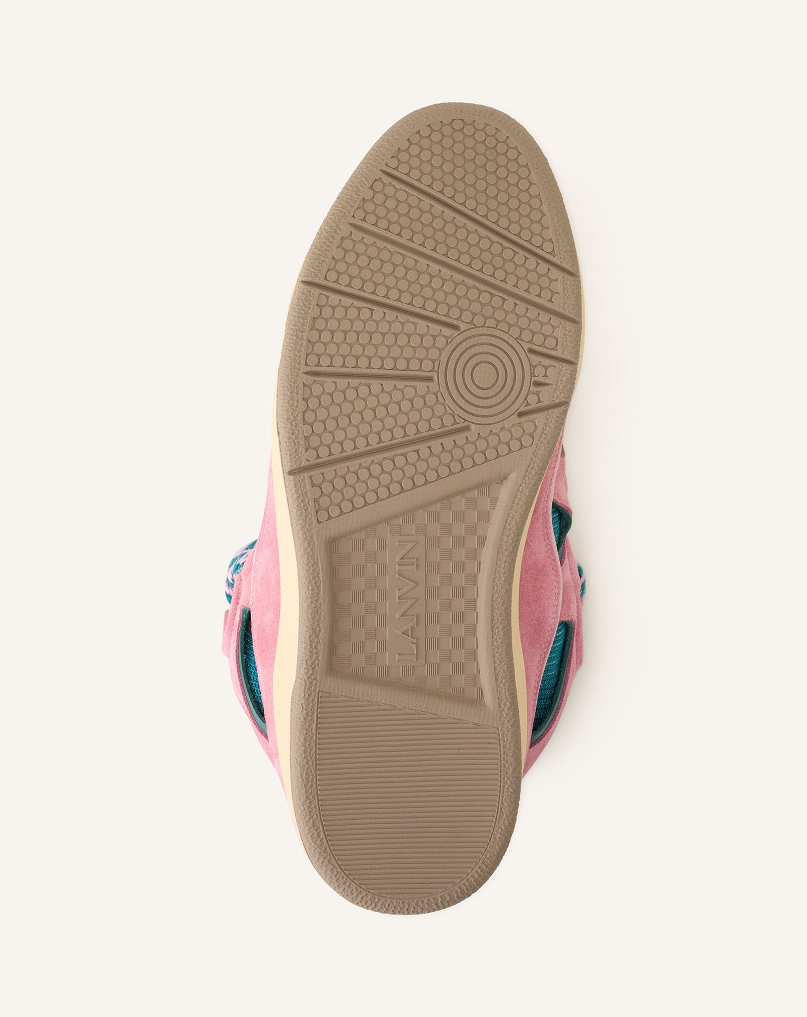 Green Curb Leather Sneakers | Lanvin Women