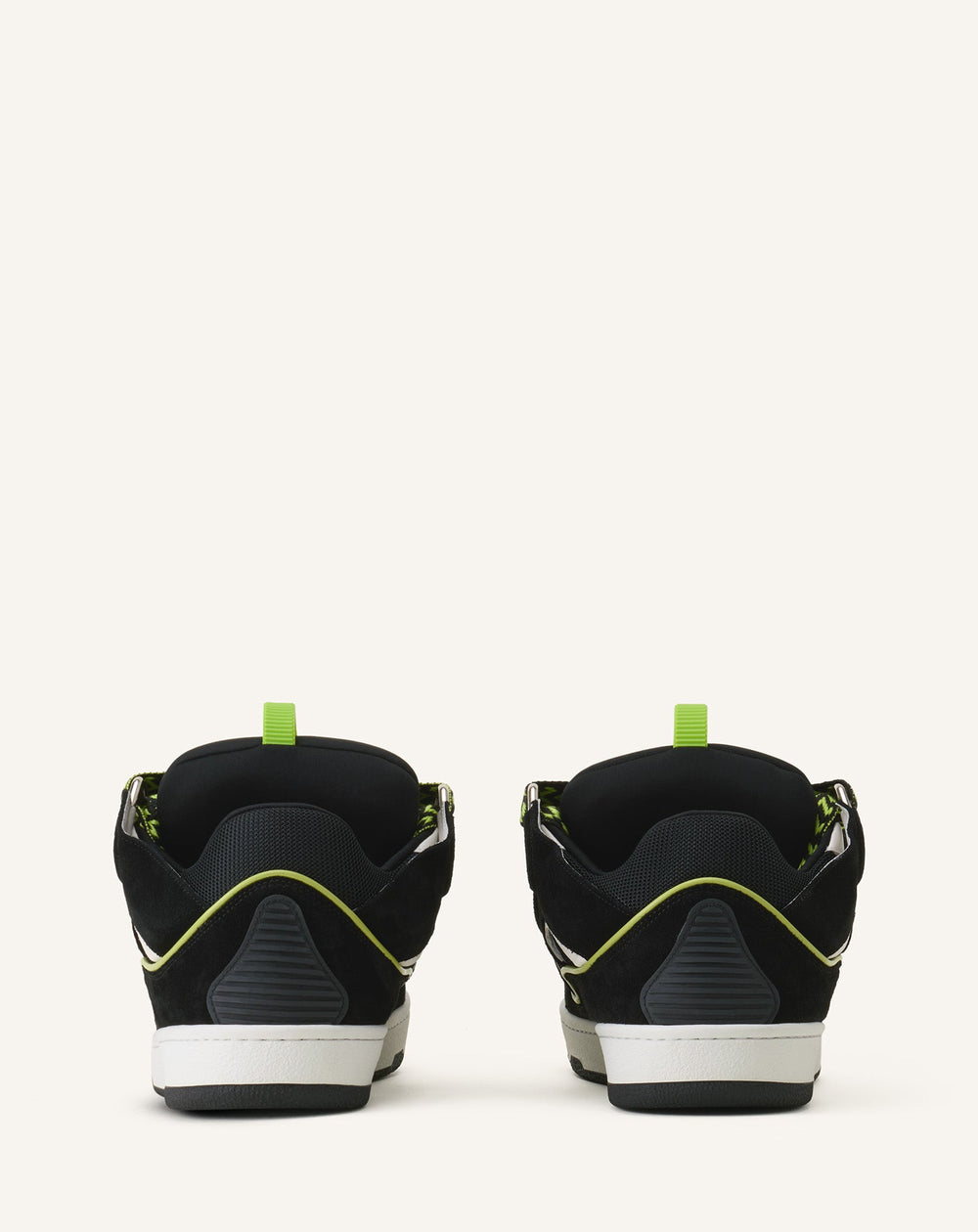 Green Curb Leather Sneakers | Lanvin Women