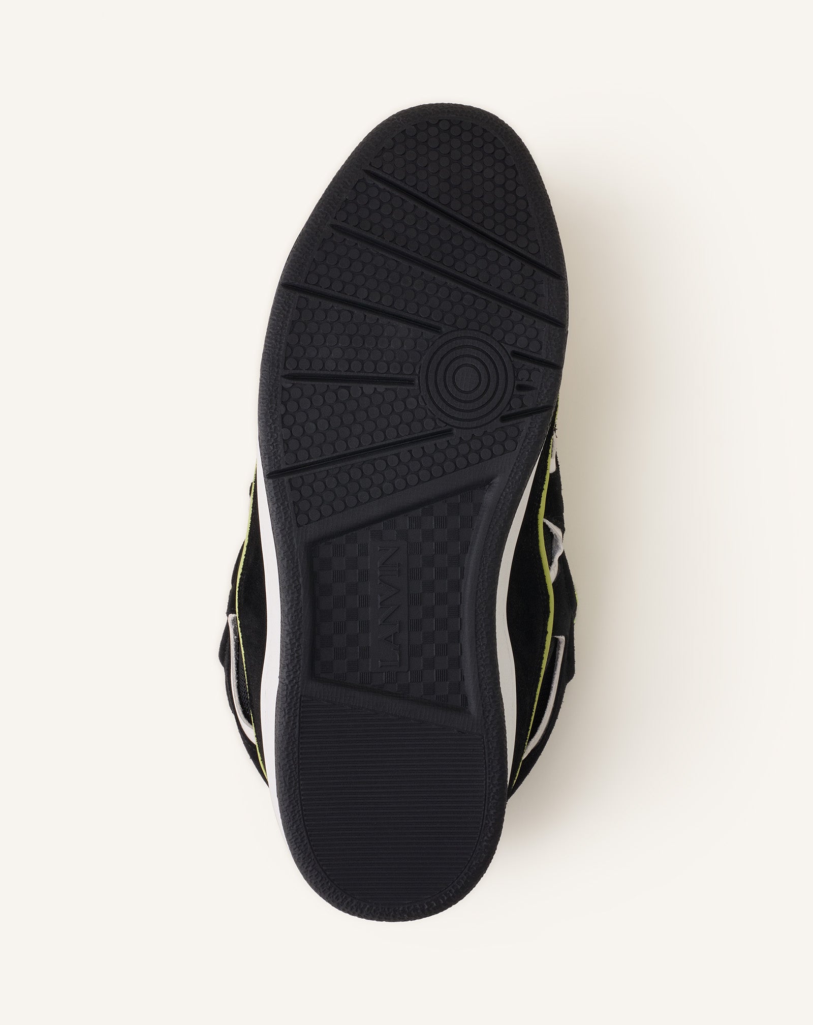 Green Curb Leather Sneakers | Lanvin Women