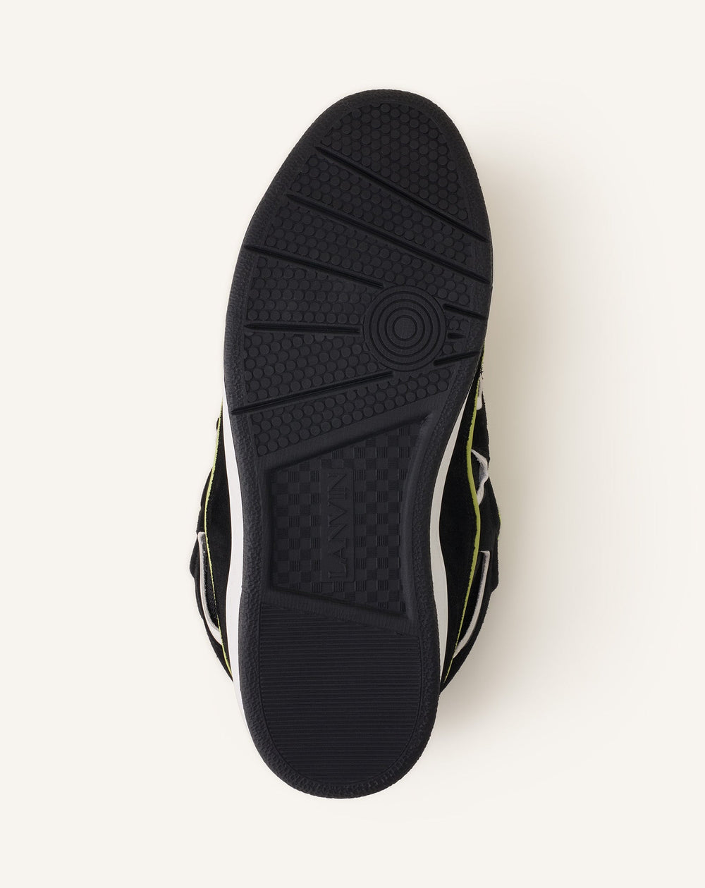 Green Curb Leather Sneakers | Lanvin Women
