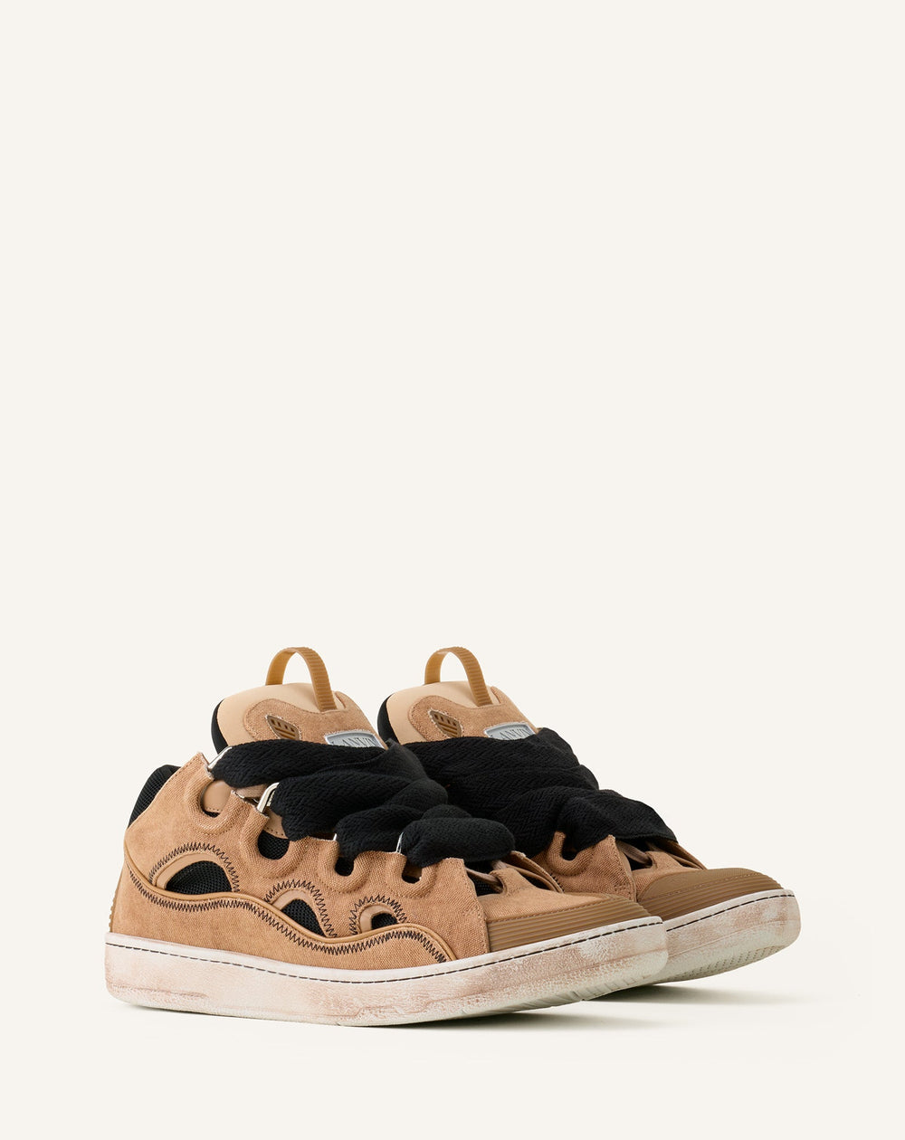 Curb Sneakers En Canvas Brown | Lanvin Women