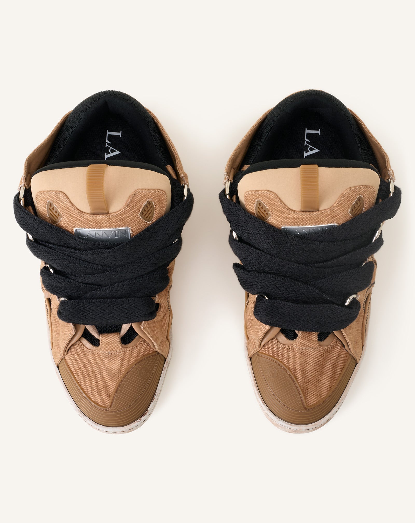 Curb Sneakers En Canvas Brown | Lanvin Women