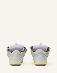 Blue Leather Curb Sneakers | Lanvin Women