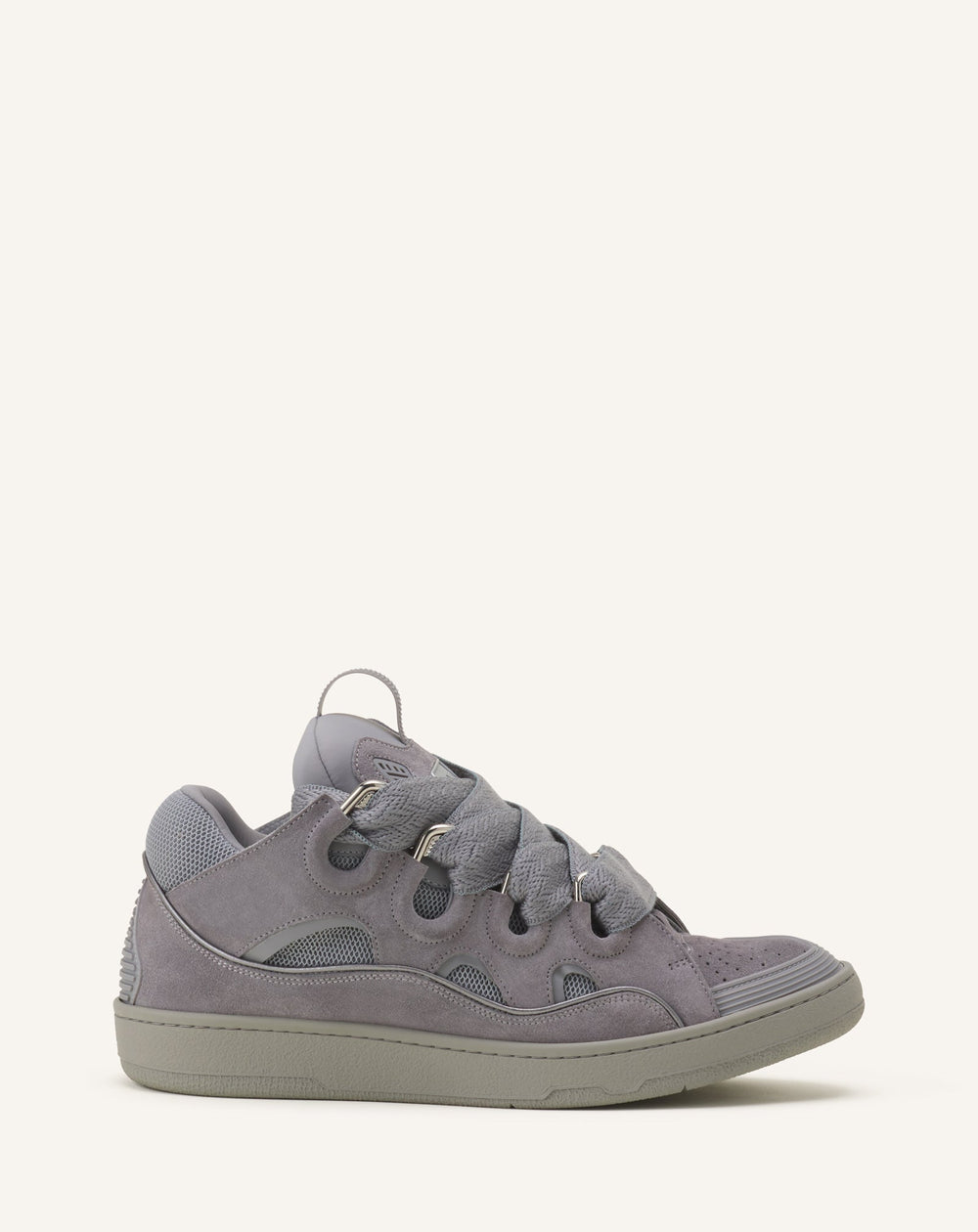 Sneakers Curbs En Suede Monocolor Grey | Lanvin Women