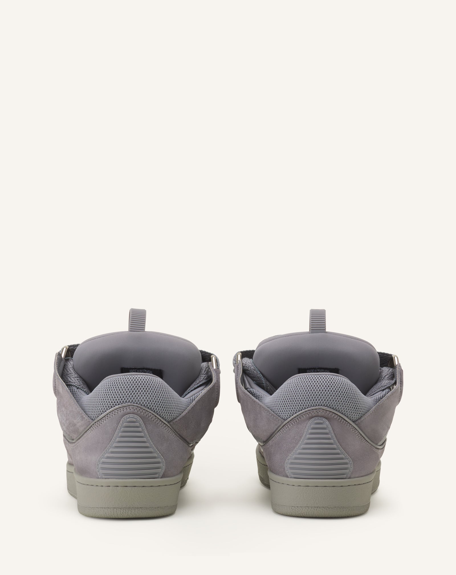Sneakers Curbs En Suede Monocolor Grey | Lanvin Women