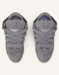 Sneakers Curbs En Suede Monocolor Grey | Lanvin Women