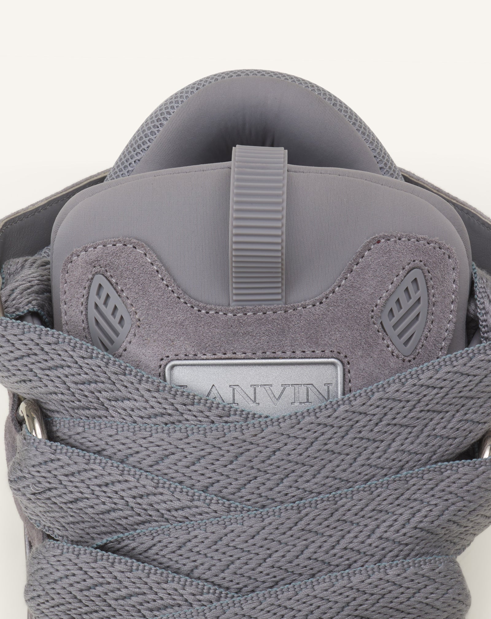 Sneakers Curbs En Suede Monocolor Grey | Lanvin Women
