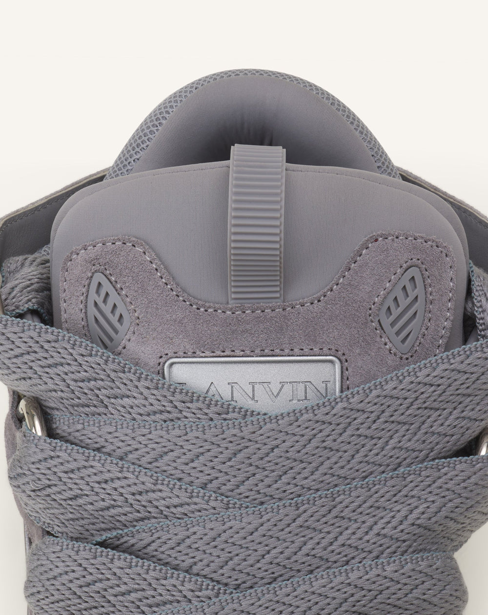 Sneakers Curbs En Suede Monocolor Grey | Lanvin Women