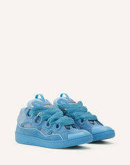 Sneakers Curbs En Suede Monocolor Blue | Lanvin Women