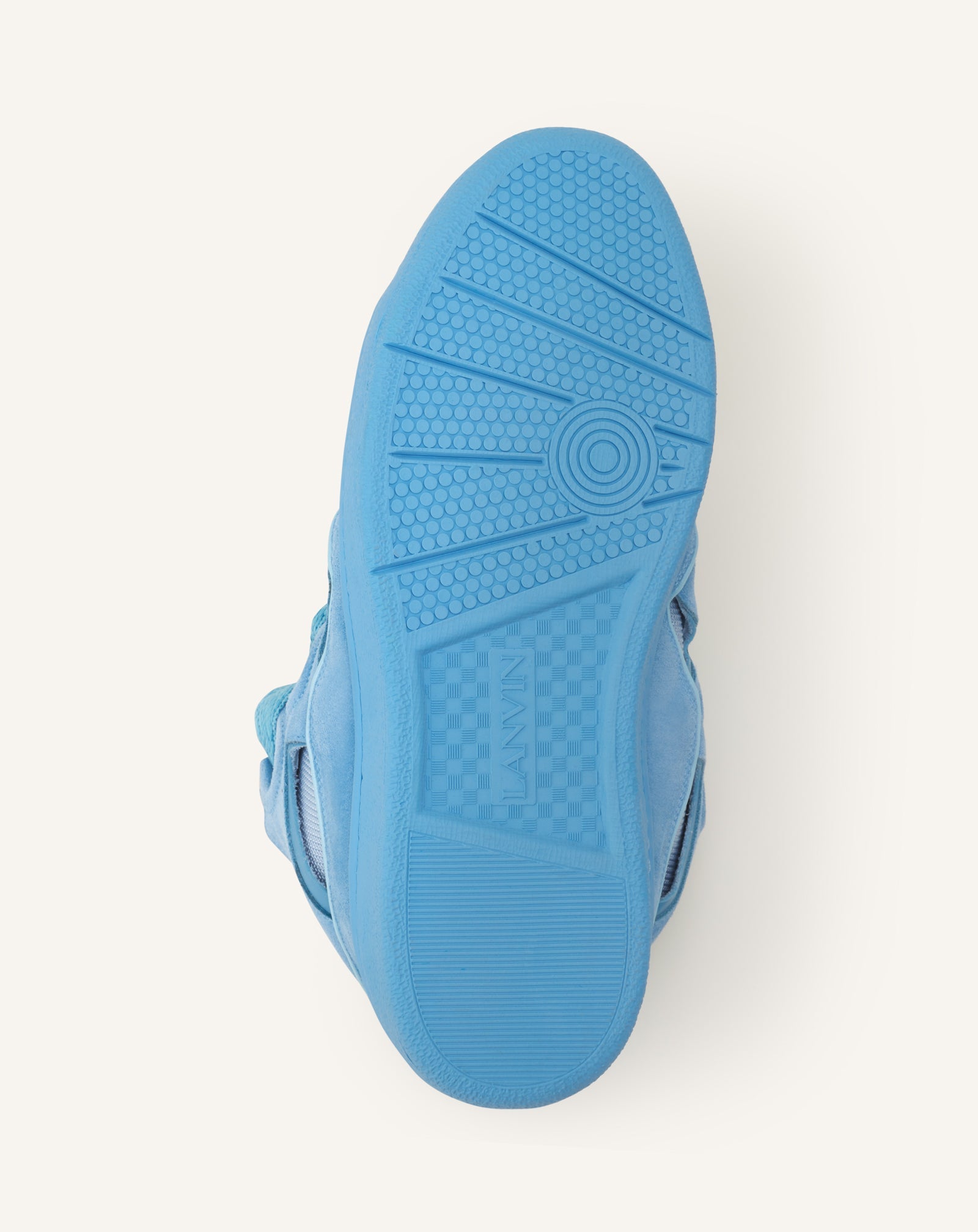 Sneakers Curbs En Suede Monocolor Blue | Lanvin Women