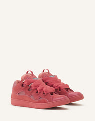 Sneakers Curbs En Suede Monocolor Pink | Lanvin Women