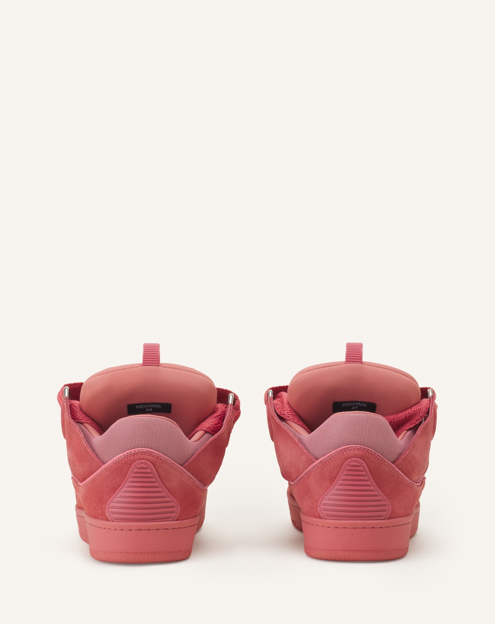 Sneakers Curbs En Suede Monocolor Pink | Lanvin Women