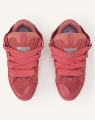Sneakers Curbs En Suede Monocolor Pink | Lanvin Women