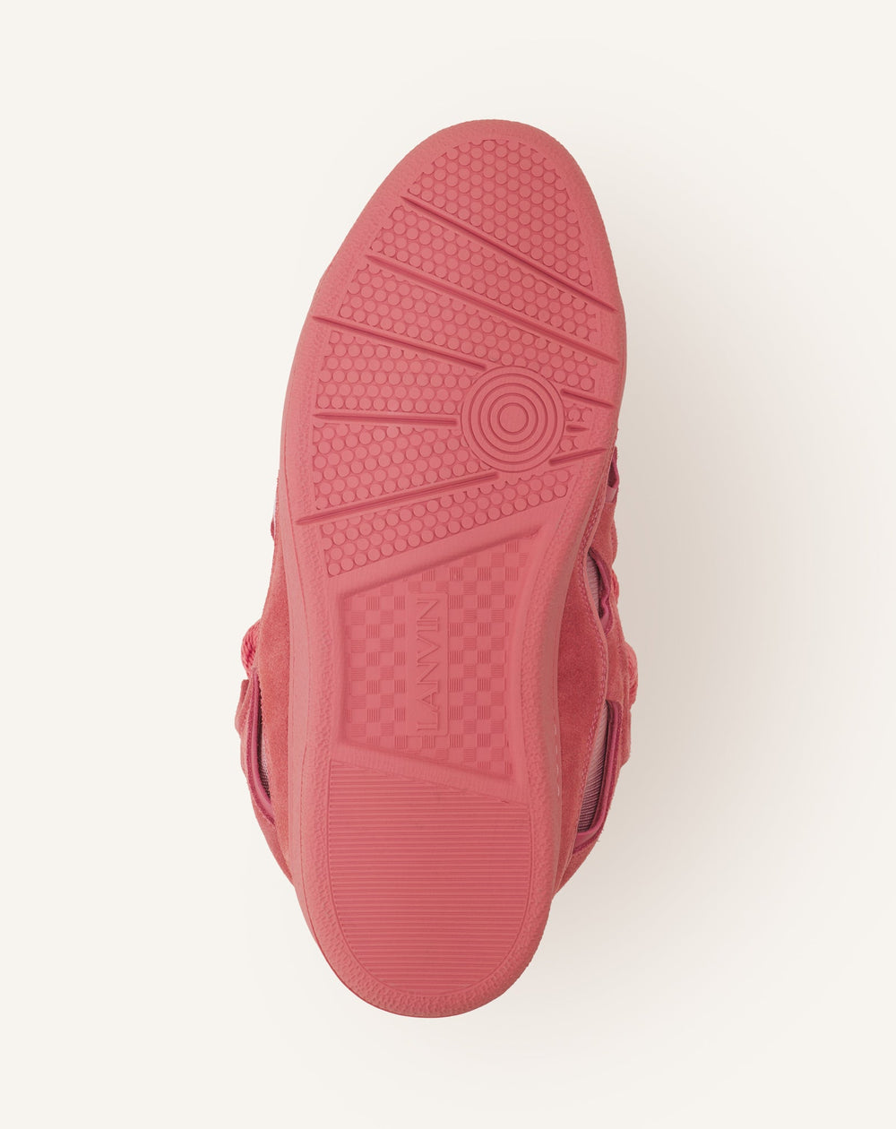 Sneakers Curbs En Suede Monocolor Pink | Lanvin Women