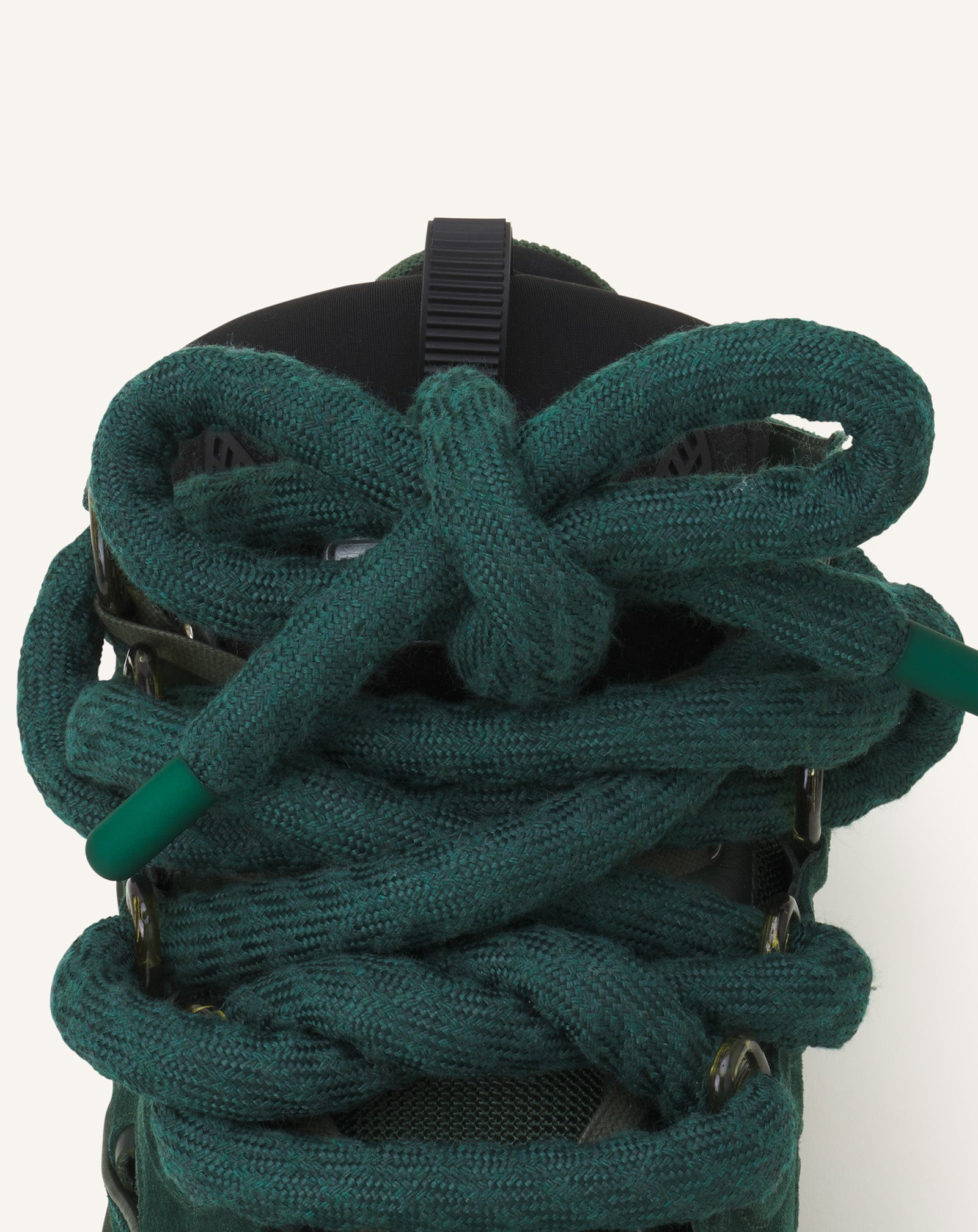 Green Curb Sneakers In Leather With Snake Laces | Lanvin Women