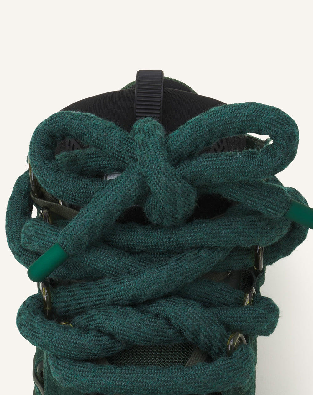 Green Curb Sneakers In Leather With Snake Laces | Lanvin Women
