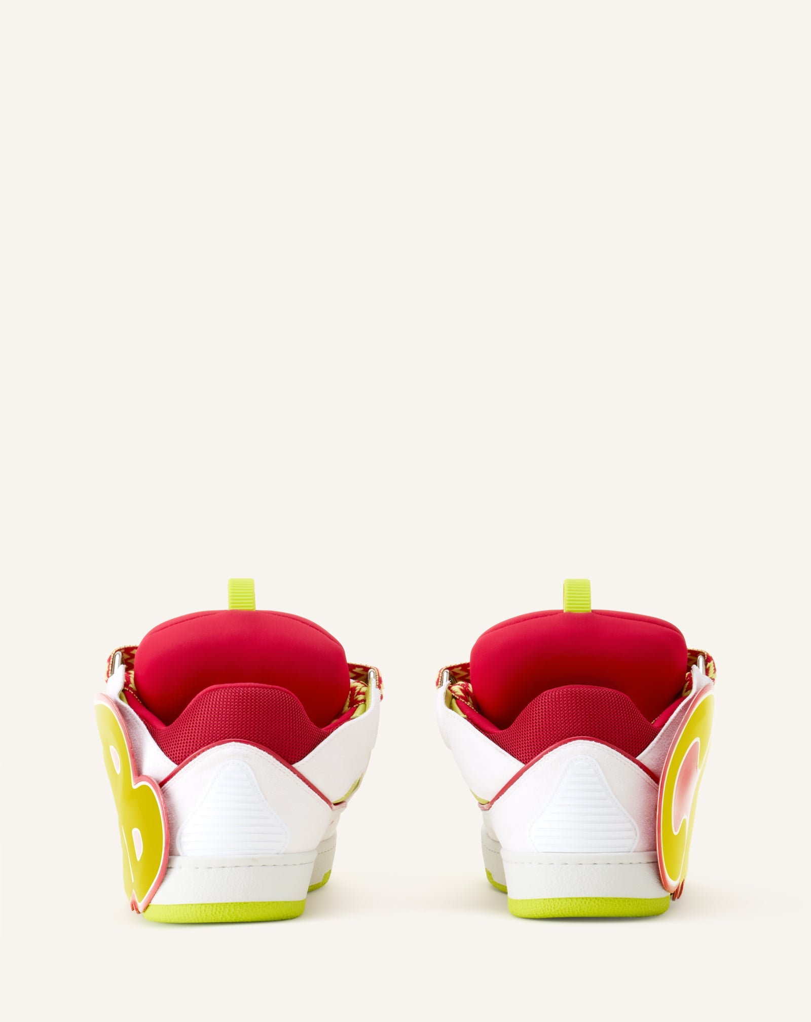 Curb Sneakers En Cuir À Patch Red | Lanvin Women