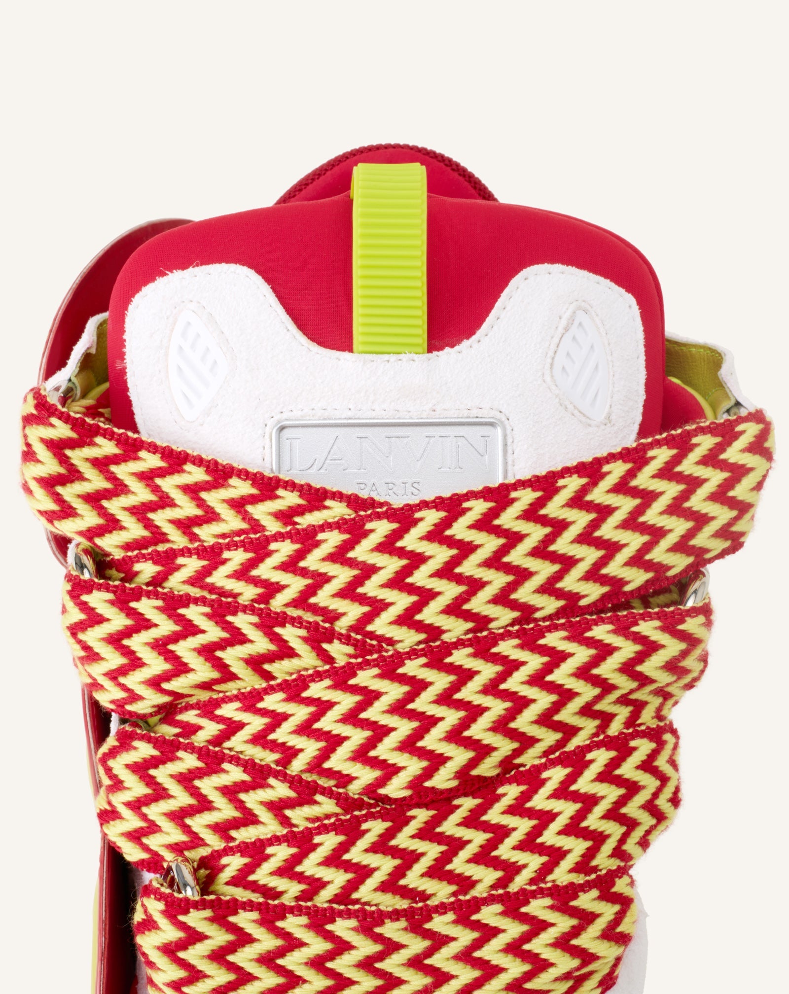Curb Sneakers En Cuir À Patch Red | Lanvin Women