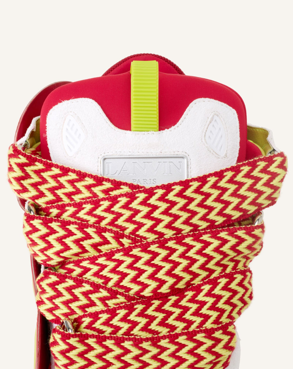 Curb Sneakers En Cuir À Patch Red | Lanvin Women