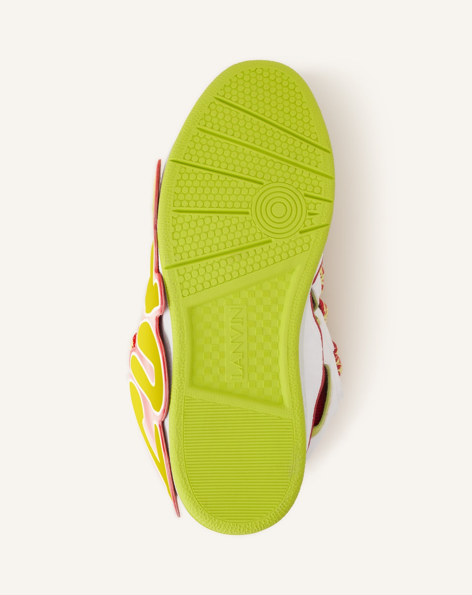Curb Sneakers En Cuir À Patch Red | Lanvin Women