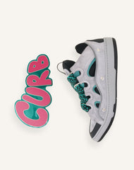Curb Sneakers En Cuir À Patch Green | Lanvin Women