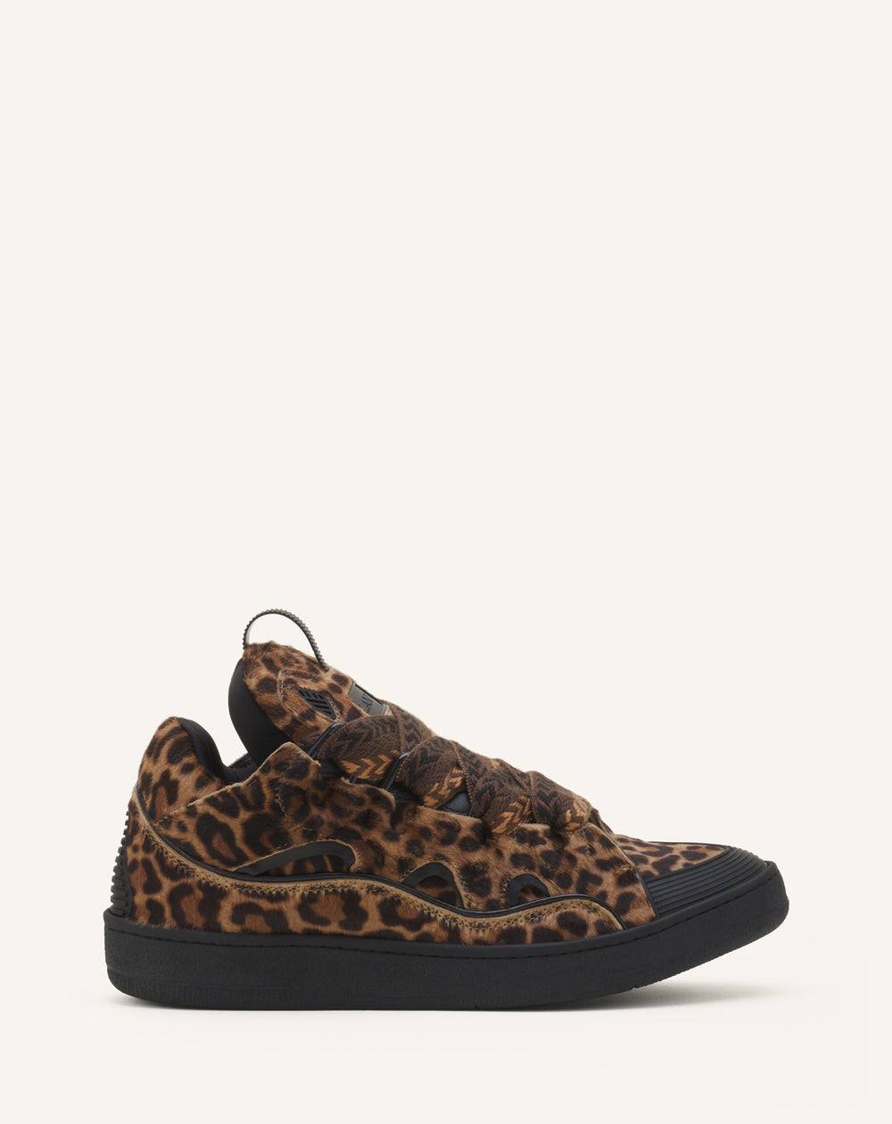 Curb Sneakers En Pony Beige | Lanvin Women