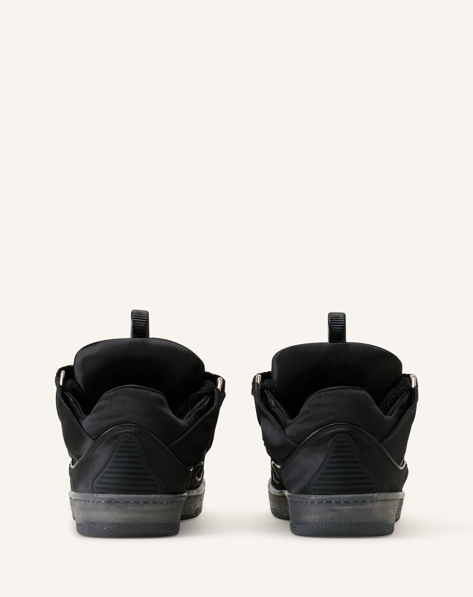 Curb Sneakers En Satin Black | Lanvin Women