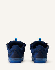 Curb Sneakers En Satin Blue | Lanvin Women