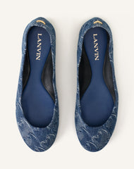 Ballerine Lunar Year En Denim Blue | Lanvin Women