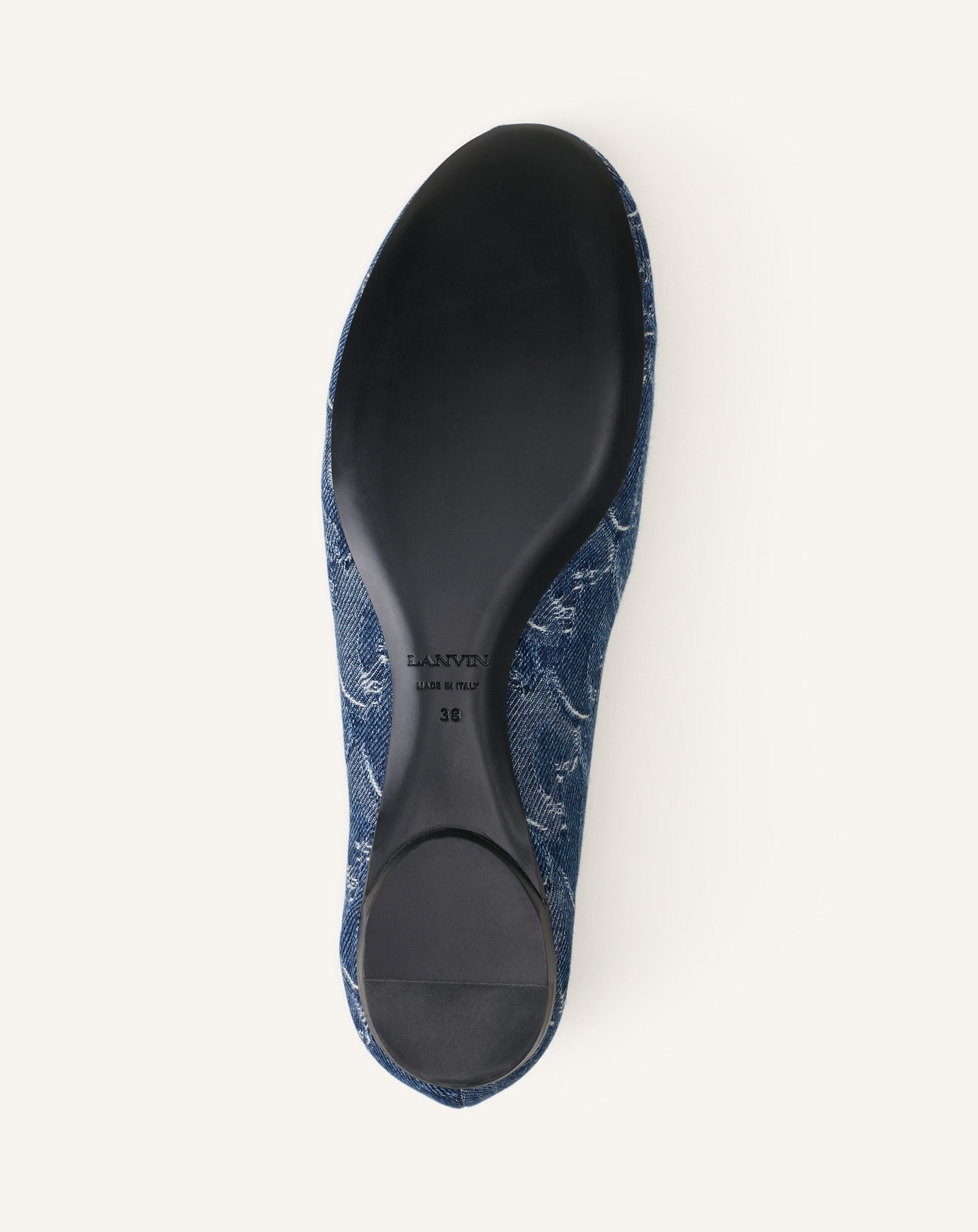 Ballerine Lunar Year En Denim Blue | Lanvin Women