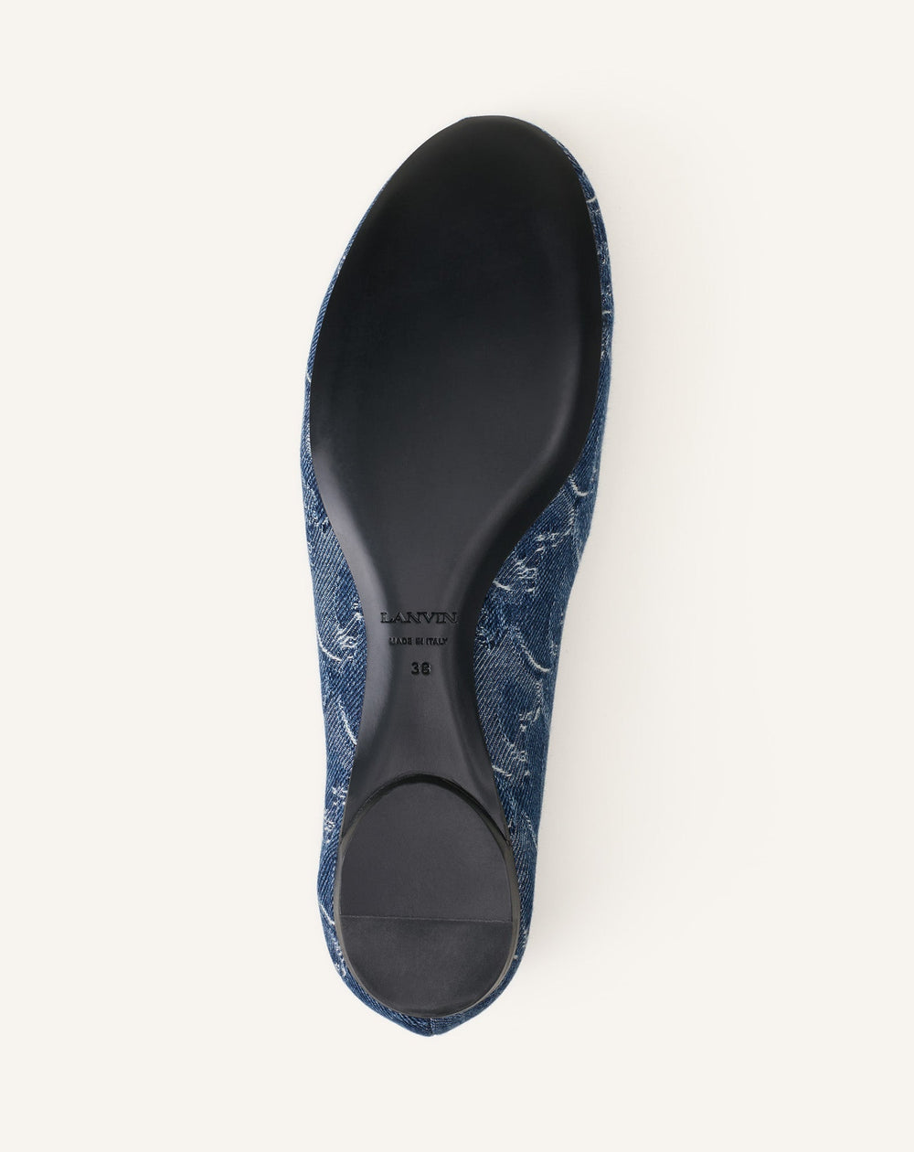 Ballerine Lunar Year En Denim Blue | Lanvin Women