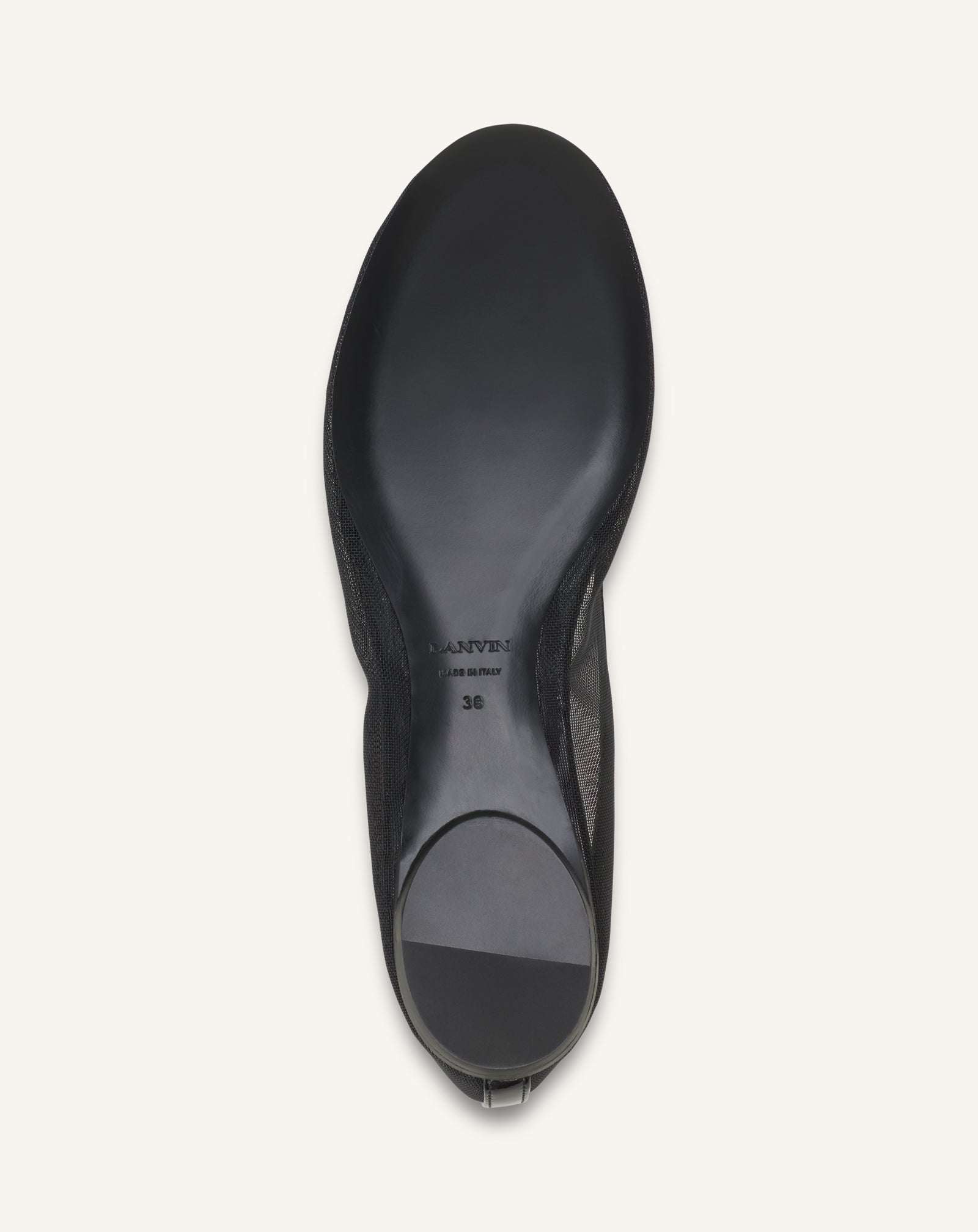 La Ballerine En Mesh Black | Lanvin Women