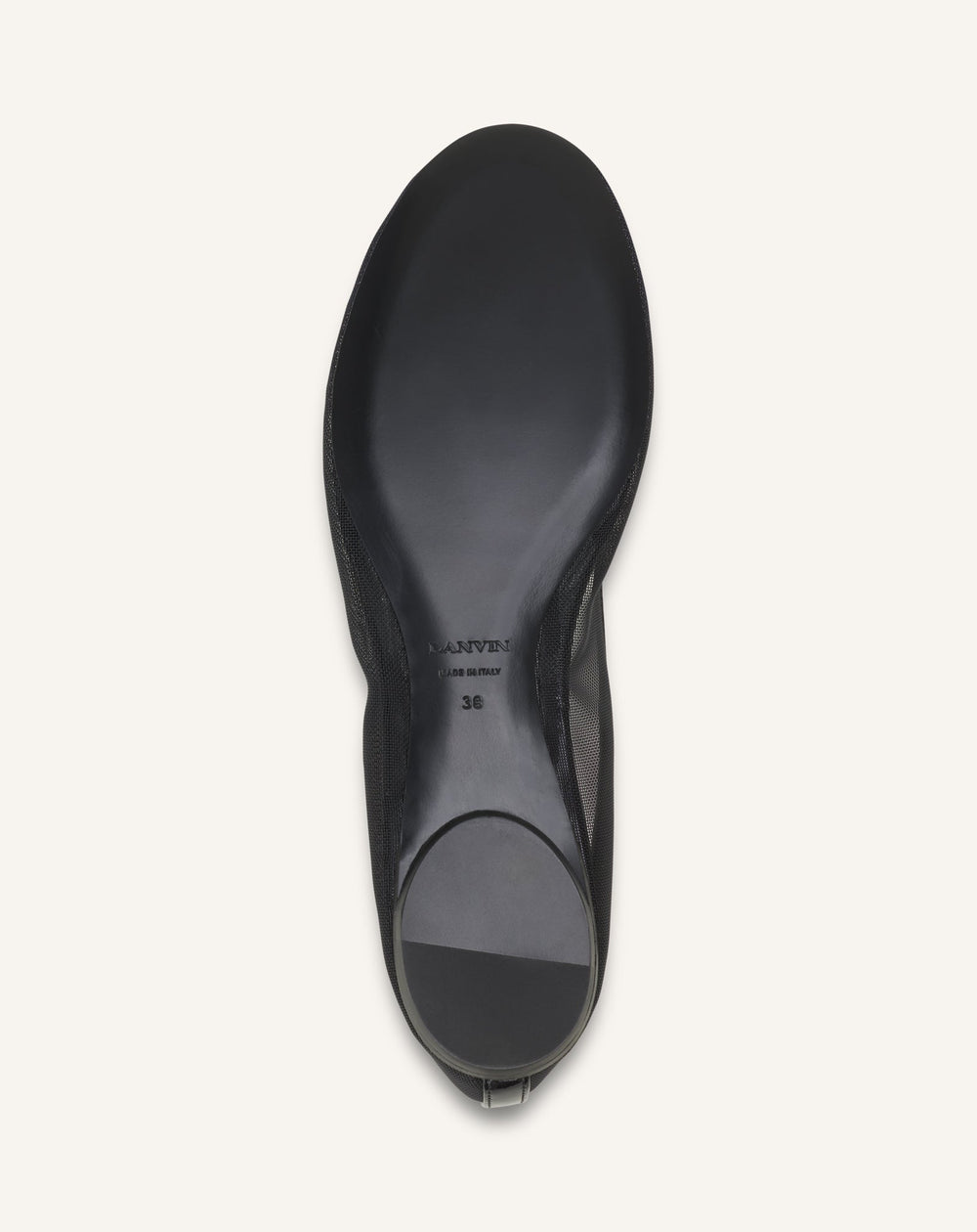 La Ballerine En Mesh Black | Lanvin Women