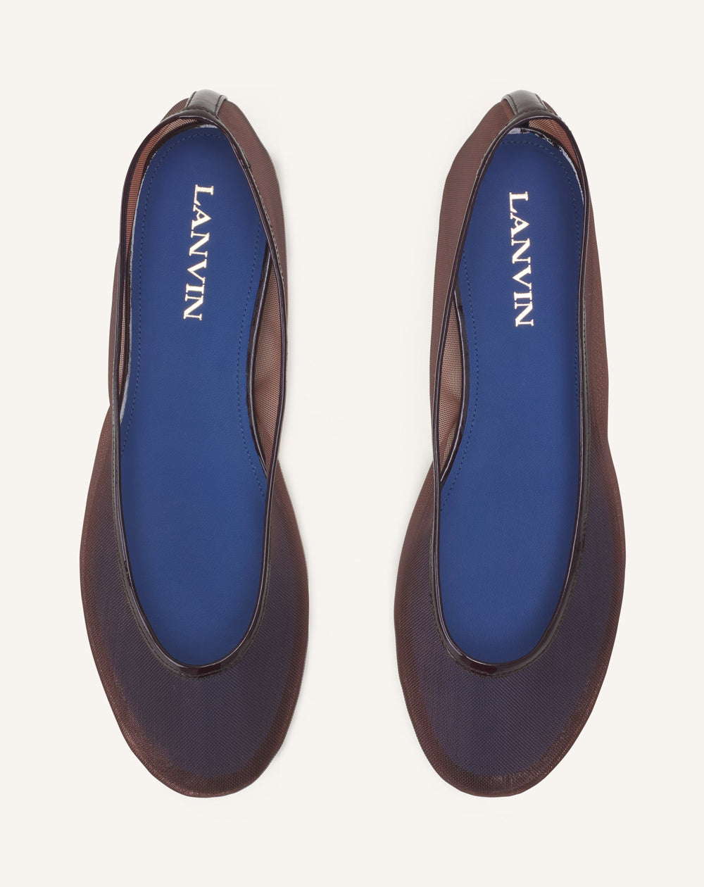 La Ballerine En Mesh Brown | Lanvin Women
