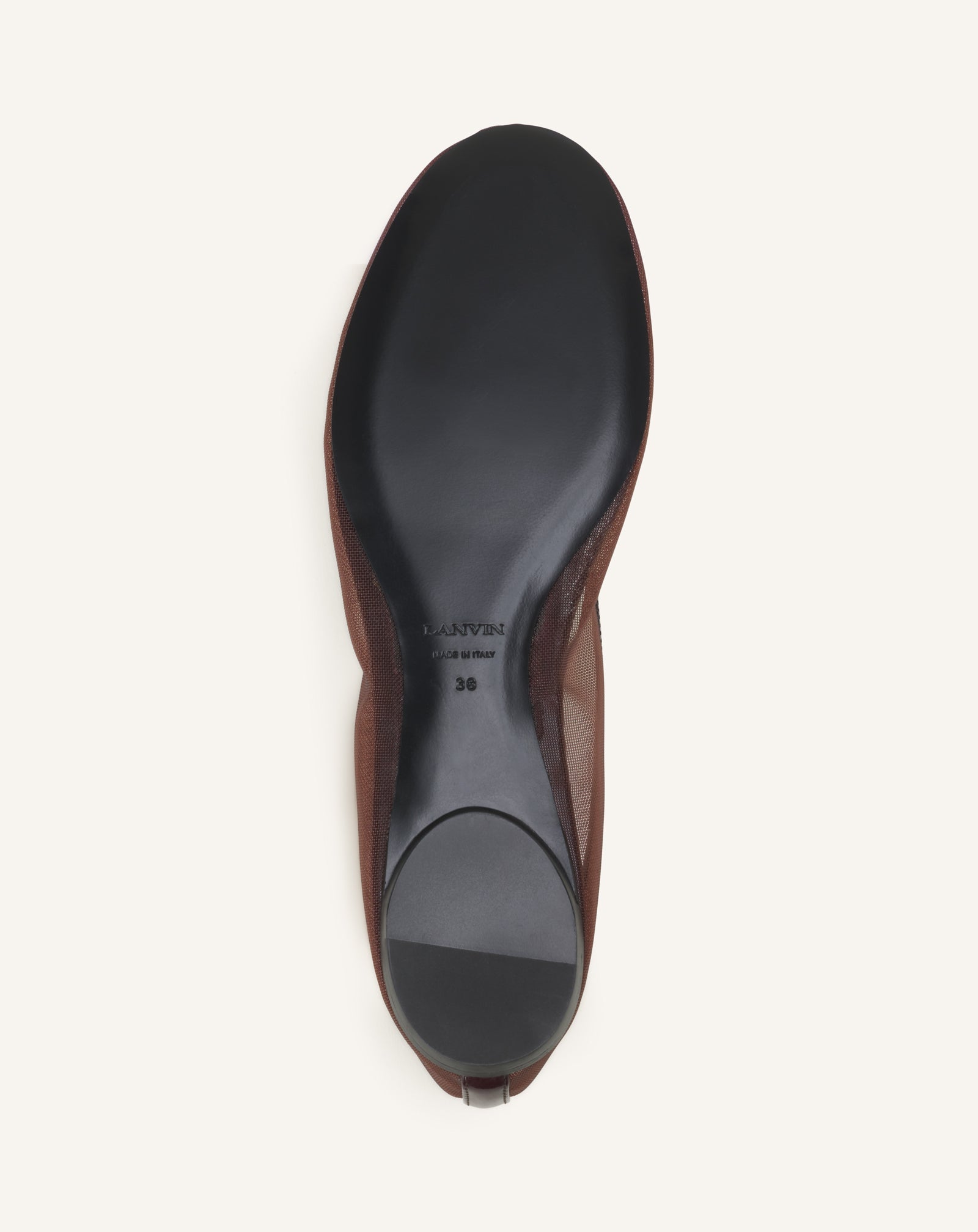 La Ballerine En Mesh Brown | Lanvin Women