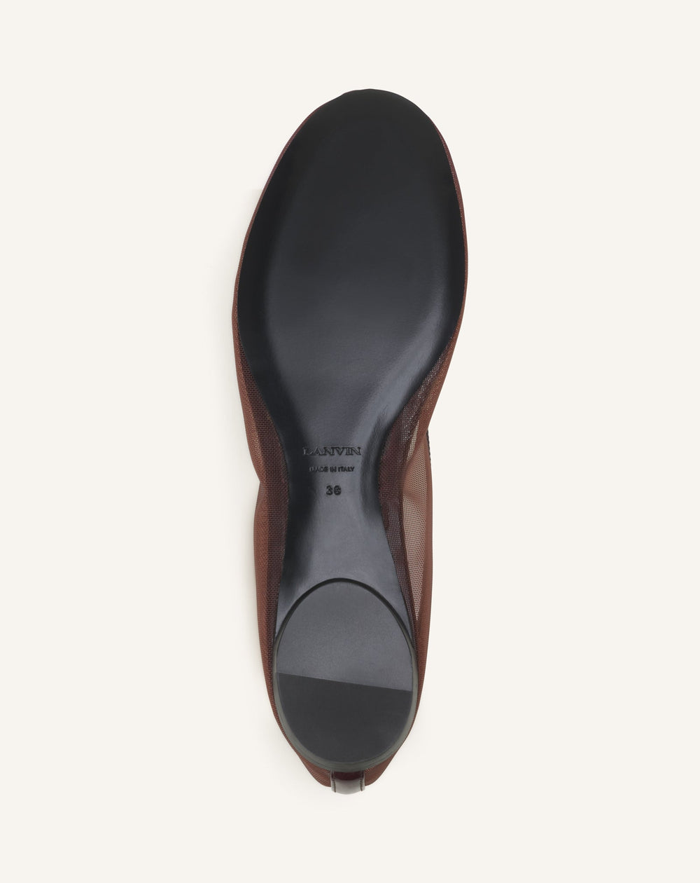 La Ballerine En Mesh Brown | Lanvin Women