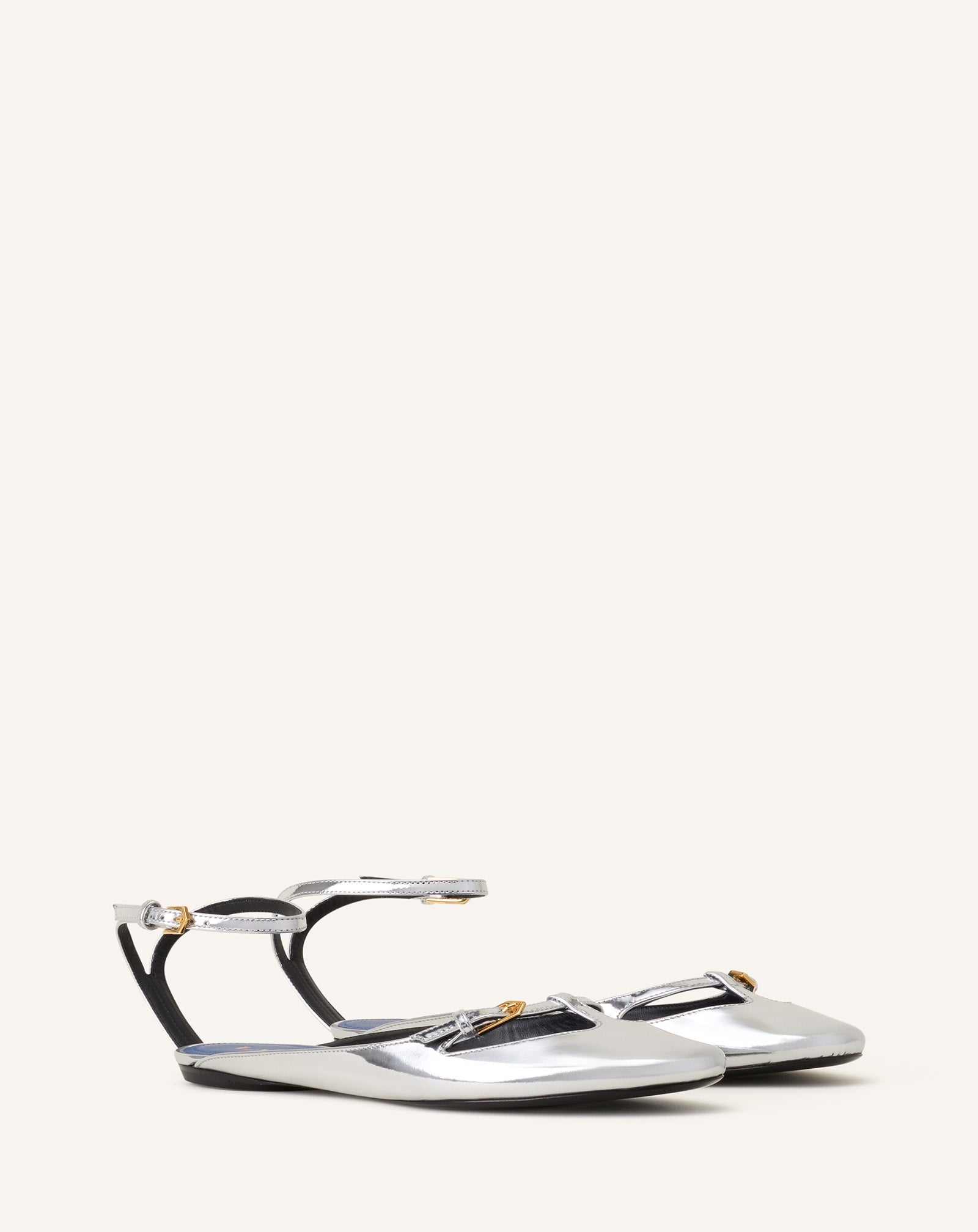 Ballerine Mary-jane Silver | Lanvin Women
