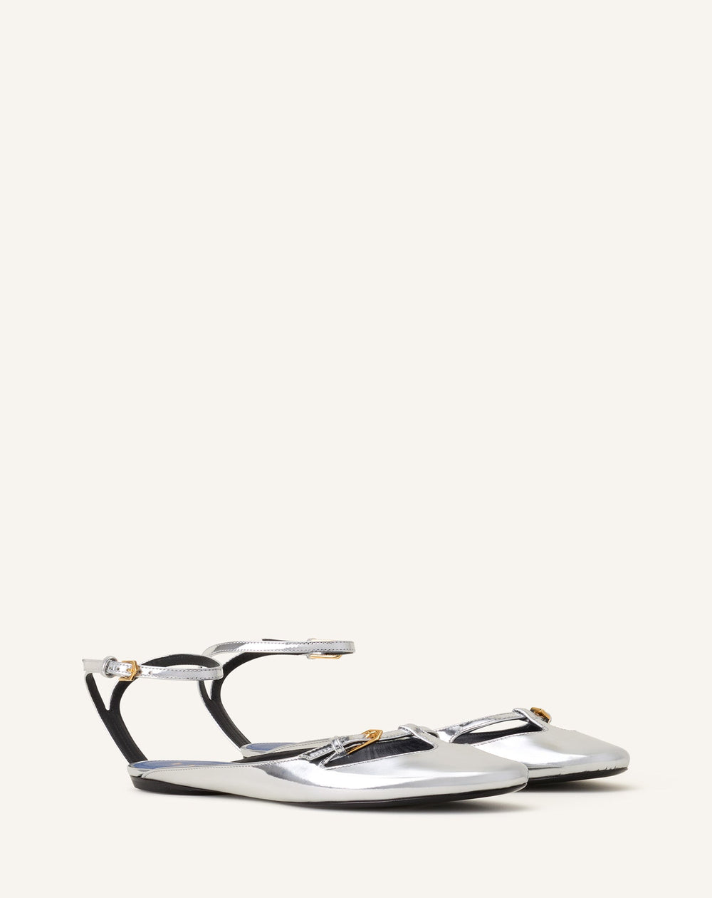 Ballerine Mary-jane Silver | Lanvin Women