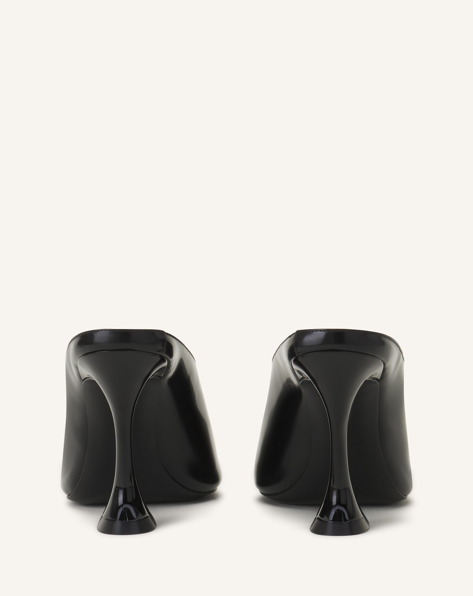 Black Midnight Step Mule In Patent Leather | Lanvin Women