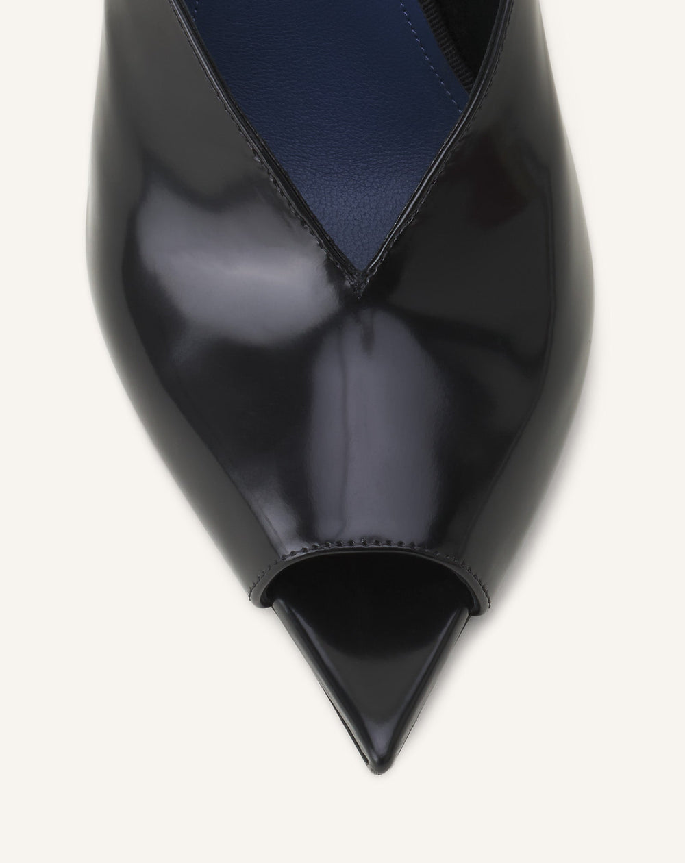 Black Midnight Step Mule In Patent Leather | Lanvin Women