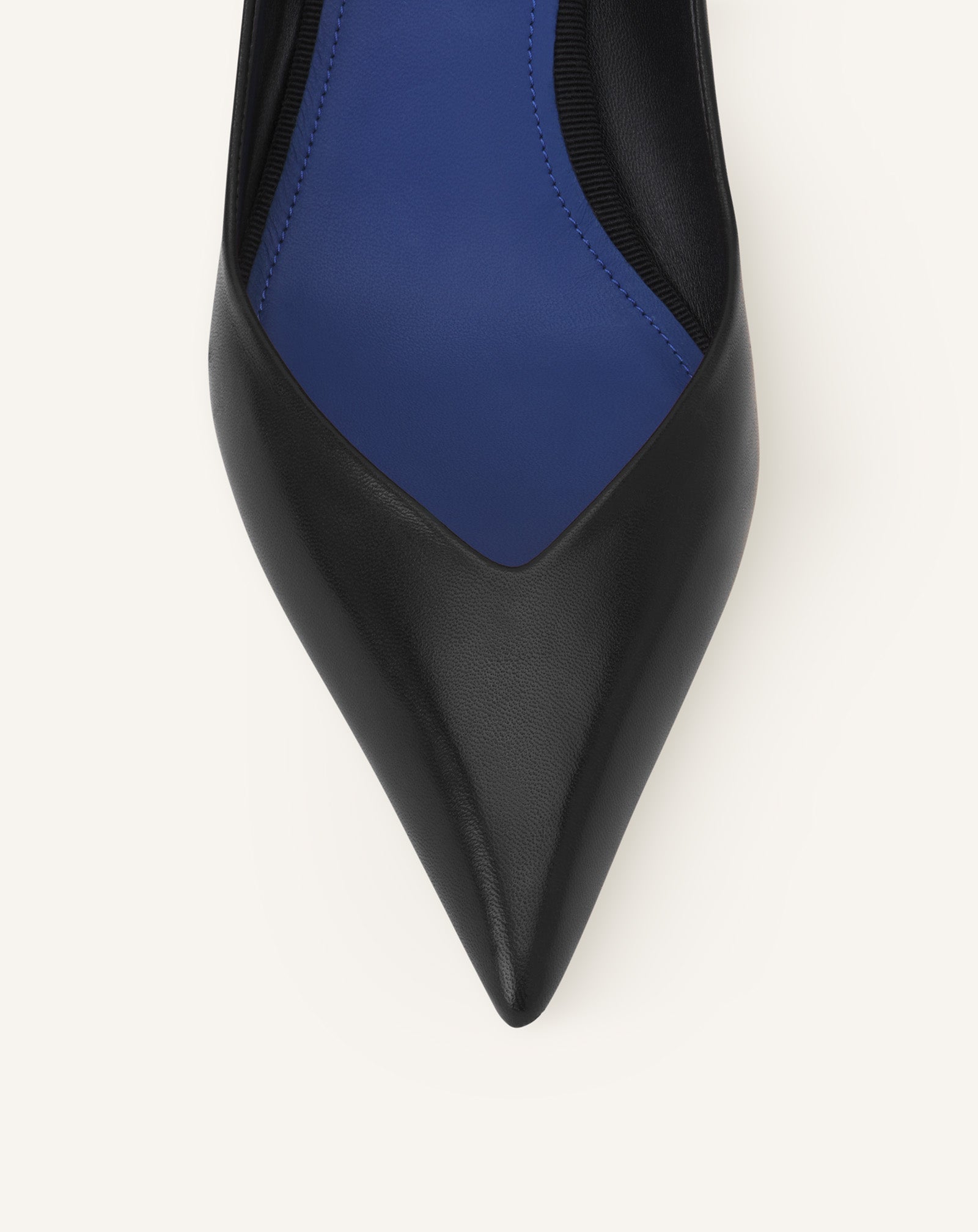 Black Midnight Step Pump In Leather | Lanvin Women