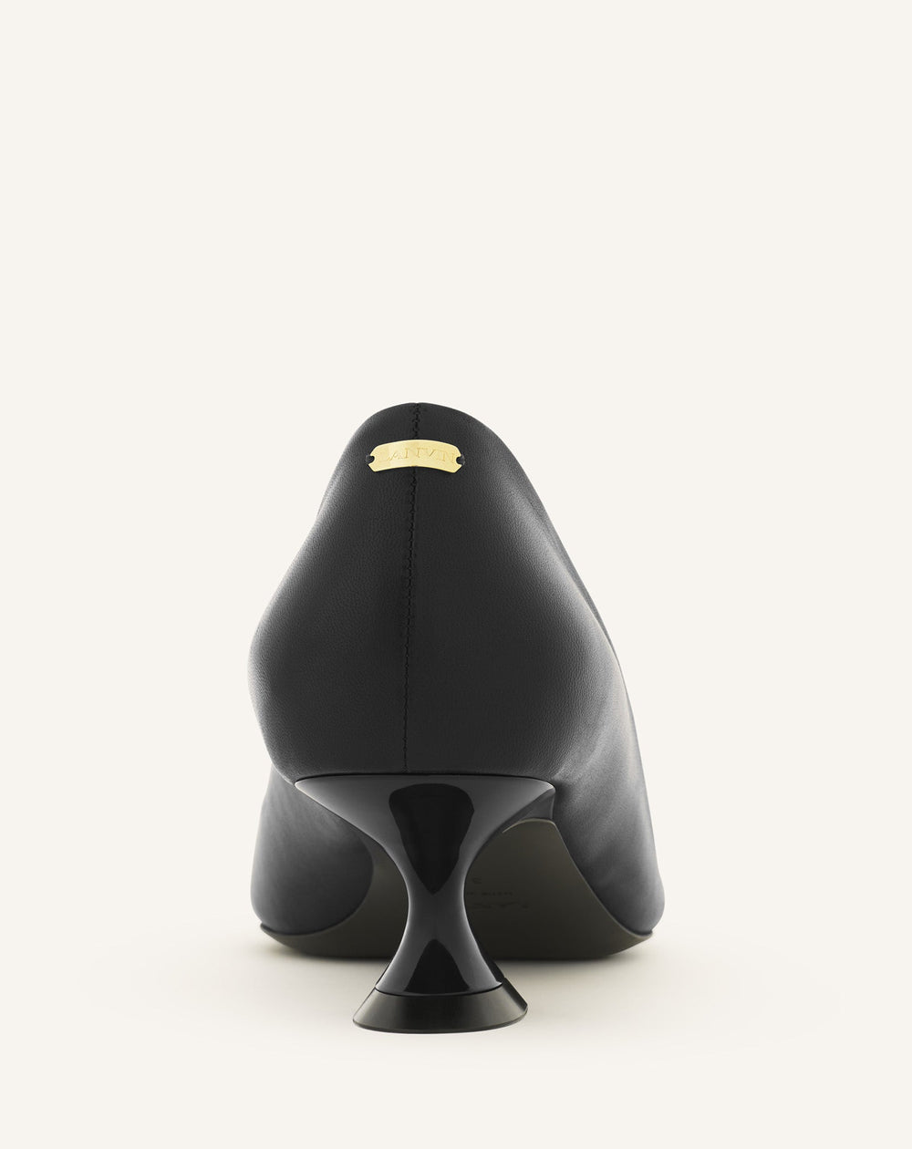 Black Midnight Step Pump In Leather | Lanvin Women