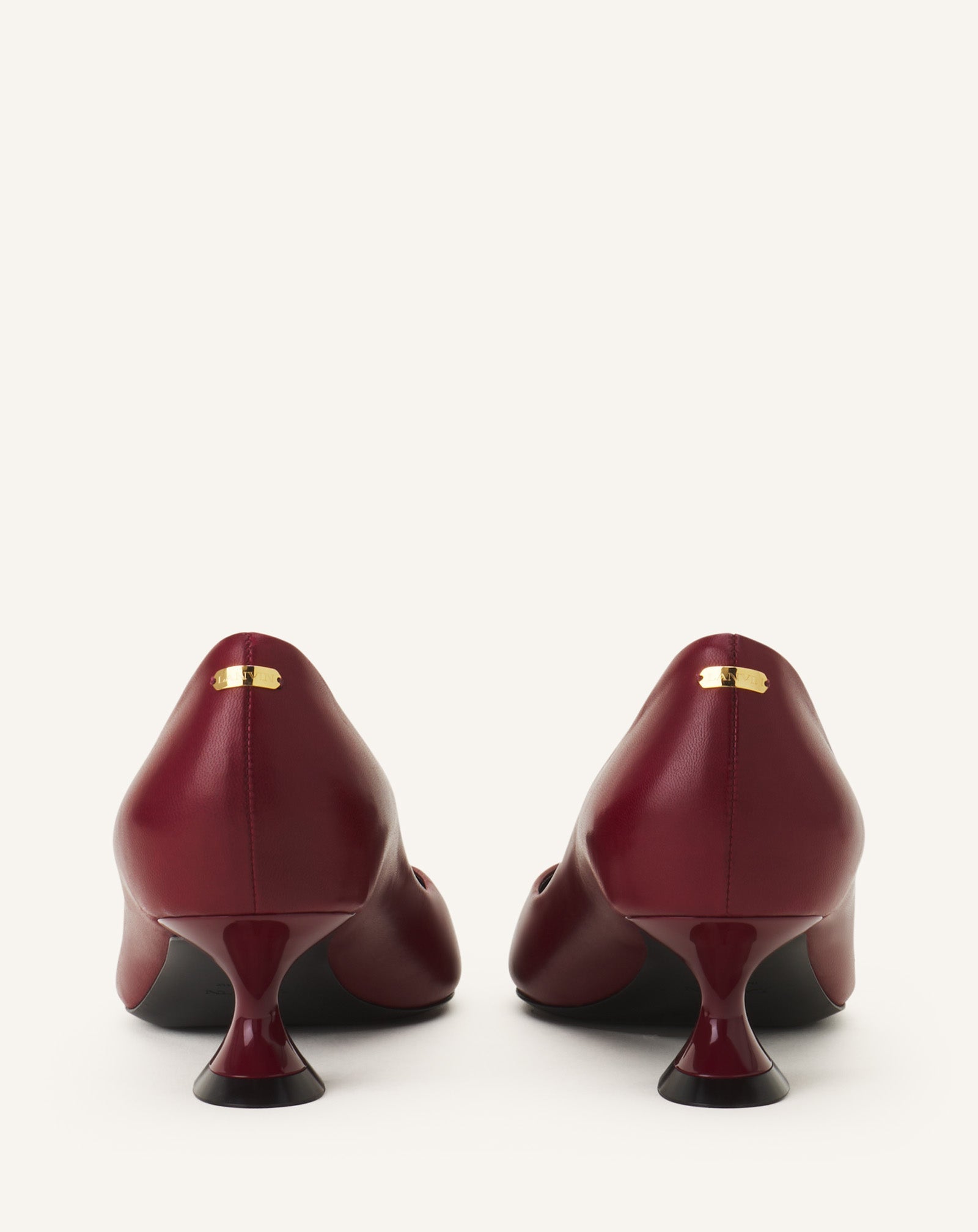 Brown Midnight Step Pump In Leather | Lanvin Women