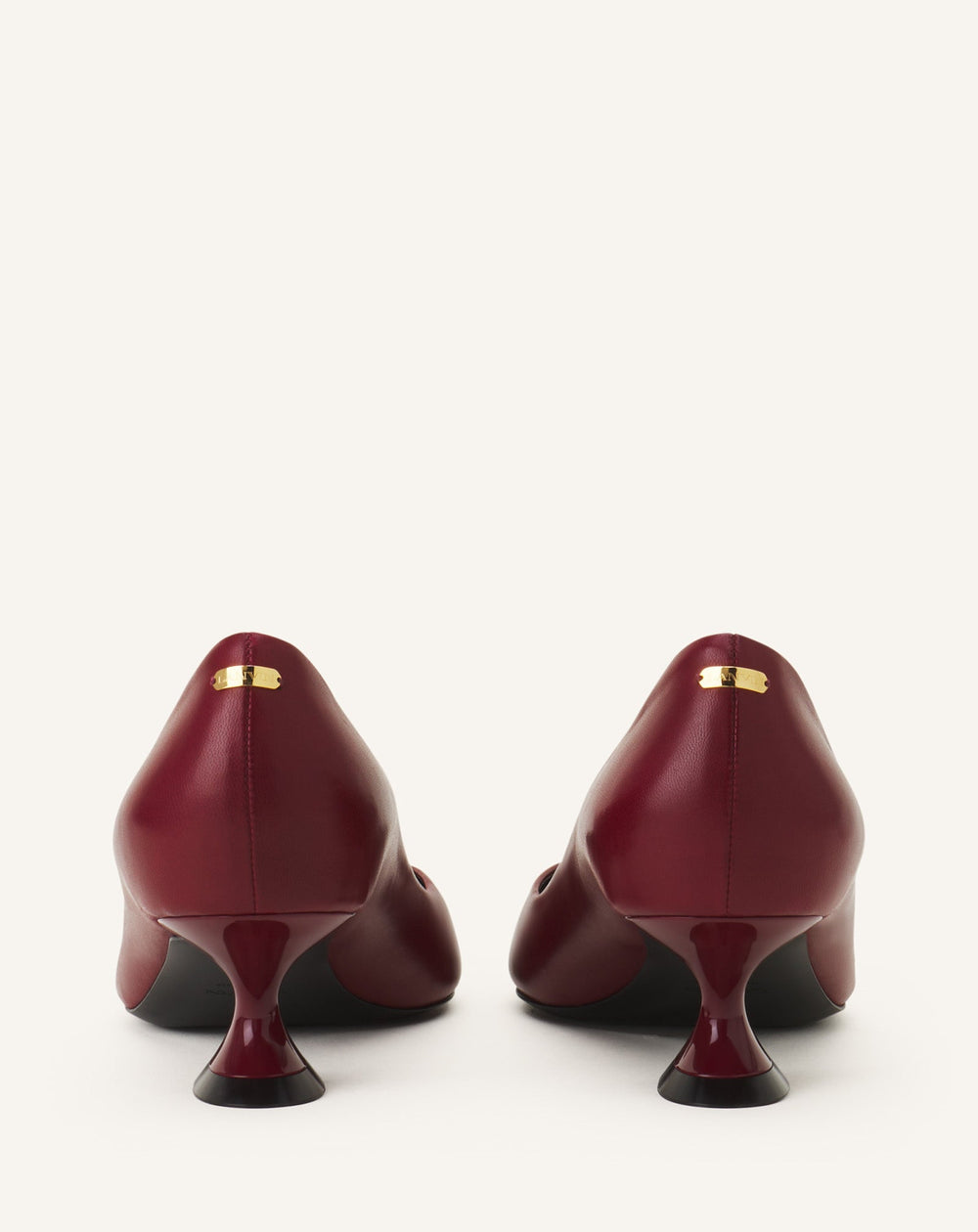 Brown Midnight Step Pump In Leather | Lanvin Women