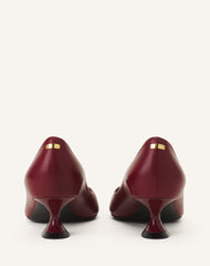 Brown Midnight Step Pump In Leather | Lanvin Women