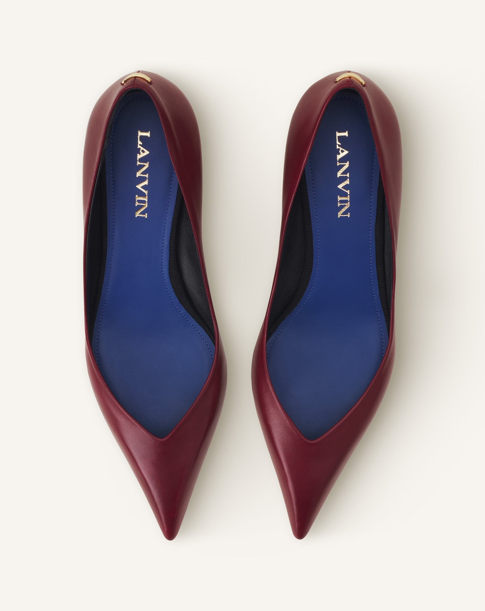 Brown Midnight Step Pump In Leather | Lanvin Women